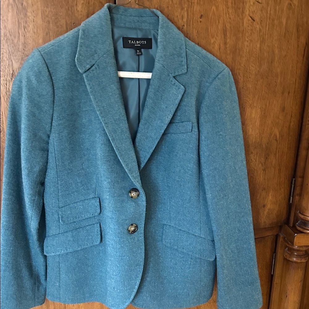 Talbots Classic Teal Blazer